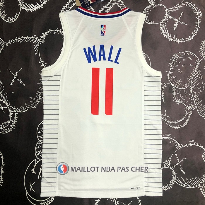 Maillot Los Angeles Clippers John Wall NO 11 Association 2020-21 Blanc